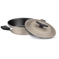 Arrozeira Tramontina Spezia Indução Alumínio Antiaderente Starflon Excellent Areia 24 Cm Tramontina - 5