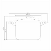 Caldeirão Tramontina Milazzo Alumínio Antiaderente Starflon Max Amêndoa 26 Cm 9,6 L Tramontina - 7