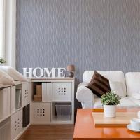 Papel De Parede Fusion Ondulado Cinza Brilho - Rolo 10m X 0,53m - 1