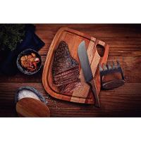 Jogo Churrasco Tramontina Churrasco Black Lâminas Aço Inox Escurecido Cabos Madeira Tabua 3 Peças Tramontina - 2