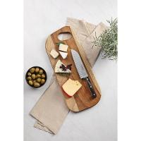 Kit Para Frios Tramontina Polywood Lâminas Aço Inox Cabos Madeira Trata Polywood Castanho 3 Peças Tramontina