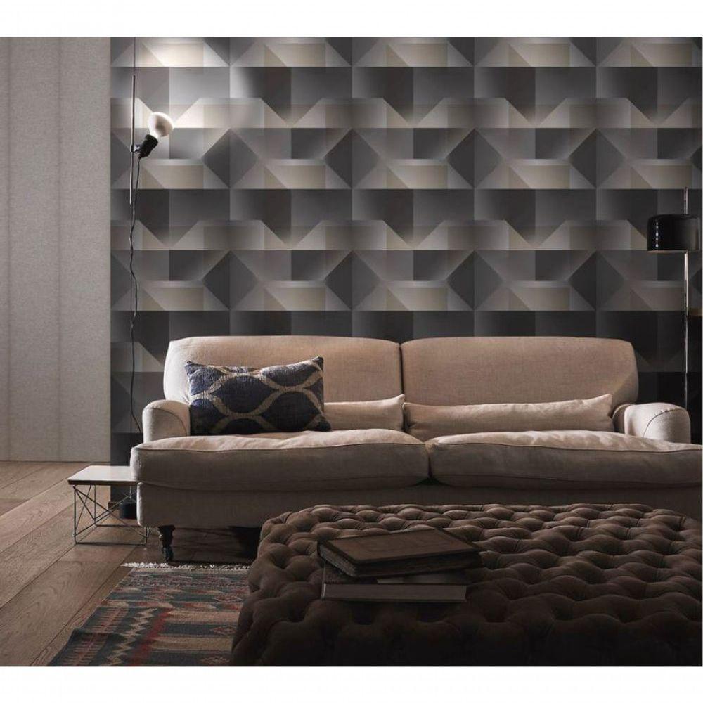 Papel De Parede Sphere Stripe Se20553 - Rolo 10m X 0,53m - 2