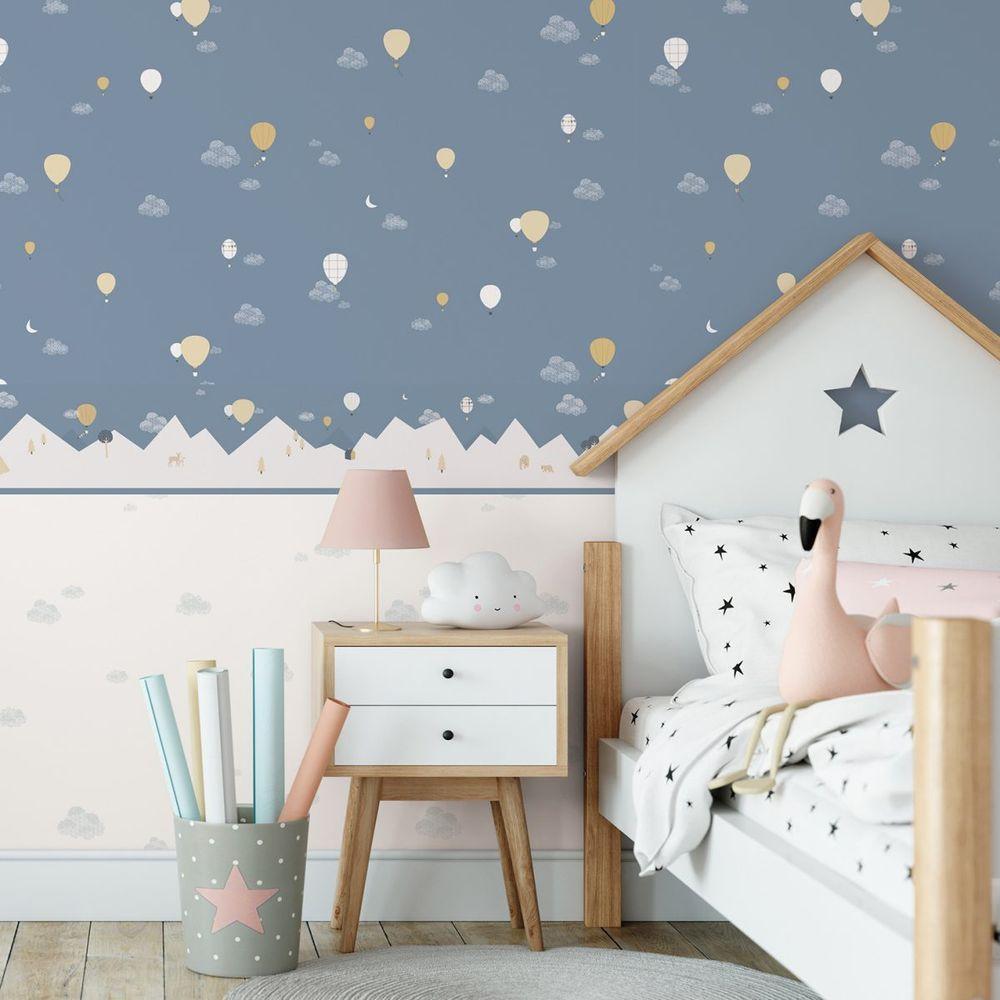 Papel De Parede Sambori Nubes 7006-1 - Rolo 10m X 0,53m - 1