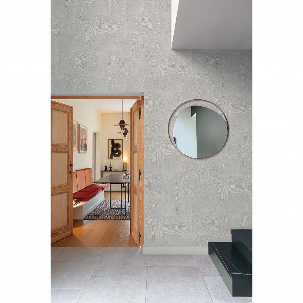 Papel De Parede Icon Geométrico Cinza A71501 - 2