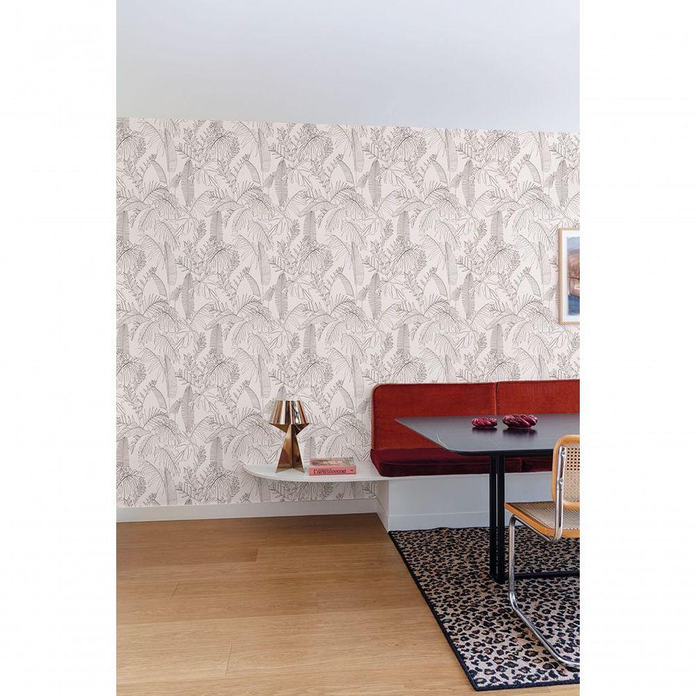 Papel De Parede Icon Folhagem Azul A69301 - 2