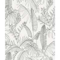 Papel De Parede Icon Folhagem Azul A69301 - 1