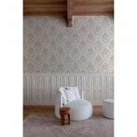 Papel De Parede Icon Damask Cinza Ic2001 - 2