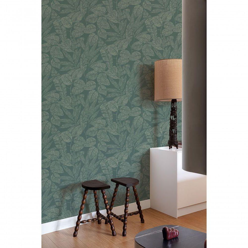 Papel De Parede Icon Folhagem Verde A69503 - 2