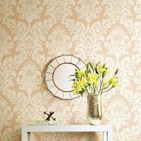 Papel De Parede Shimmer Damask Moderno Uk10456 - Rolo 10m X 0,52m - 2