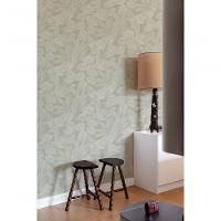 Papel De Parede Icon Folhagem Cinza A69501 - 2