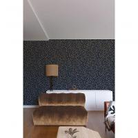 Papel De Parede Icon Folhagem Marrom Com Brilho A71404 - 1