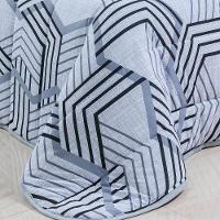 Edredom Cobertor Casa Scarpa Sonnet Solteiro Malha Estampada Dupla Face Algodão - Geométrico - Cinza - 4