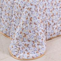 Edredom Cobertor Casa Scarpa Sonnet Queen Malha Estampada Dupla Face Algodão - Borboleta - Mostarda - 4