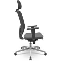 Cadeira Brizza Presidente Tela Cinza - 2