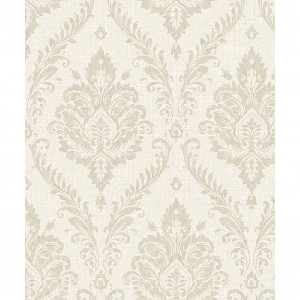 Papel De Parede Maison Damask Bege Mn3202 - 2