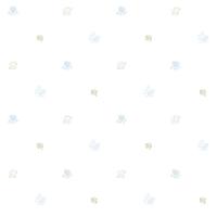 Papel De Parede Lullaby Pegadas Azul 2281 - Rolo 10m X 0,53m - 1