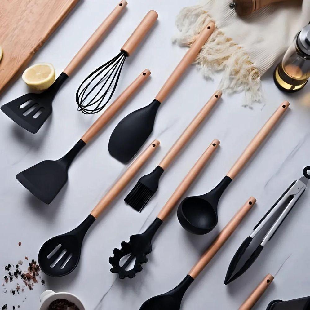 Kit Utensílios De Cozinha Jogo Completo 19 Peças - 6