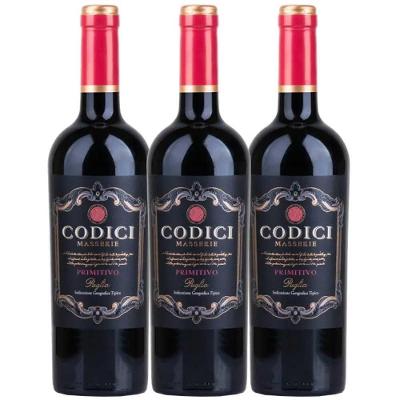 Vinho Tinto Codici Primitivo Puglia 750ml (3 Und)