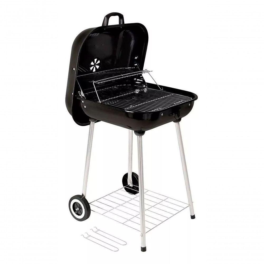 Churrasqueira A Bafo Mor Barbacoa, Portátil, À Carvão - 4