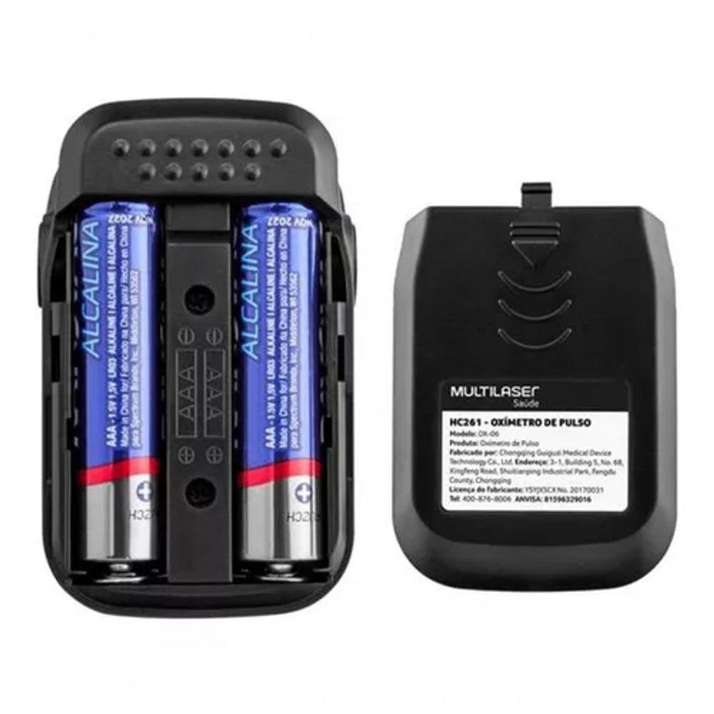 Oxímetro De Pulso Para Dedo Multilaser Hc261 Preto - 4