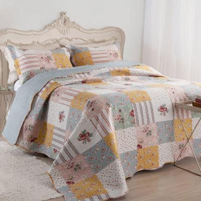 Kit Cobre Leito Colcha Casal Boutex Dupla Face Holanda 100% Poliéster