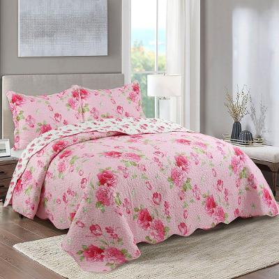 Kit Cobre Leito Colcha King Boutik Dupla Face Maria 100% Poliéster