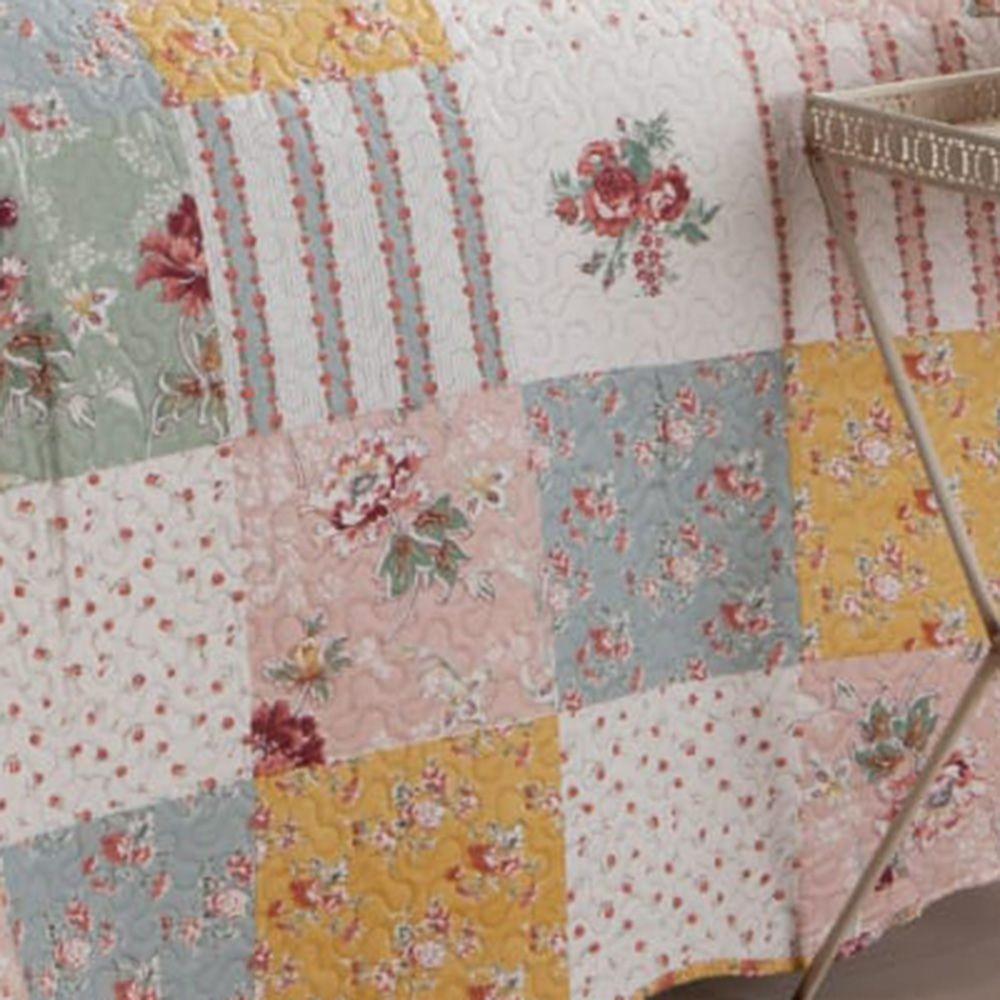 Kit Cobre Leito Colcha Queen Boutex Dupla Face Holanda 100% Poliéster - 3