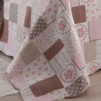 Kit Cobre Leito Colcha Casal Boutex Dupla Face Londres 100% Poliéster - 3