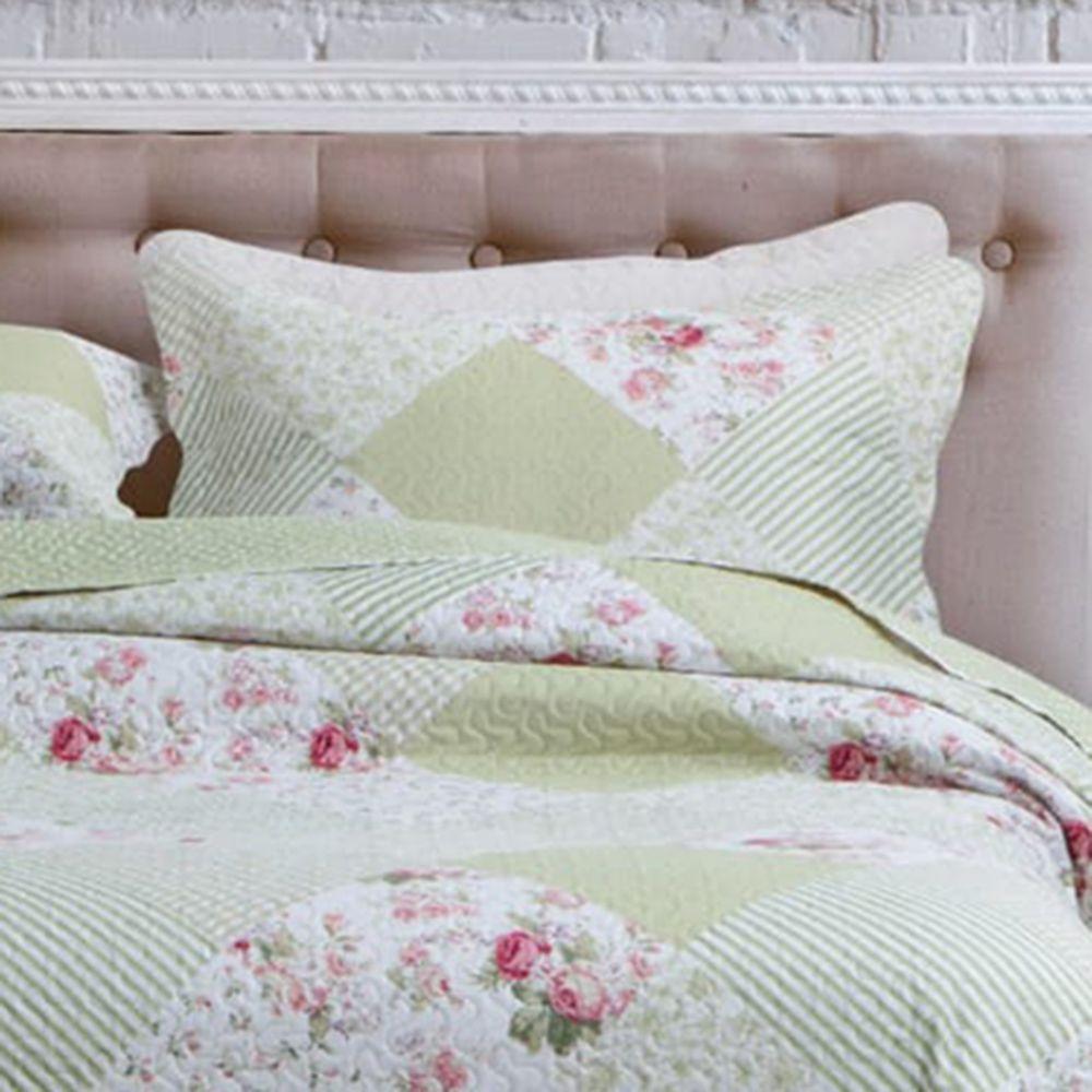 Kit Cobre Leito Colcha Queen Boutex Dupla Face Jamaica 100% Poliéster - 2