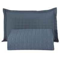 Kit Cobre Leito Colcha Monaco Solteiro Dupla Face 2 Peças Azul 100% Poliéster - 1