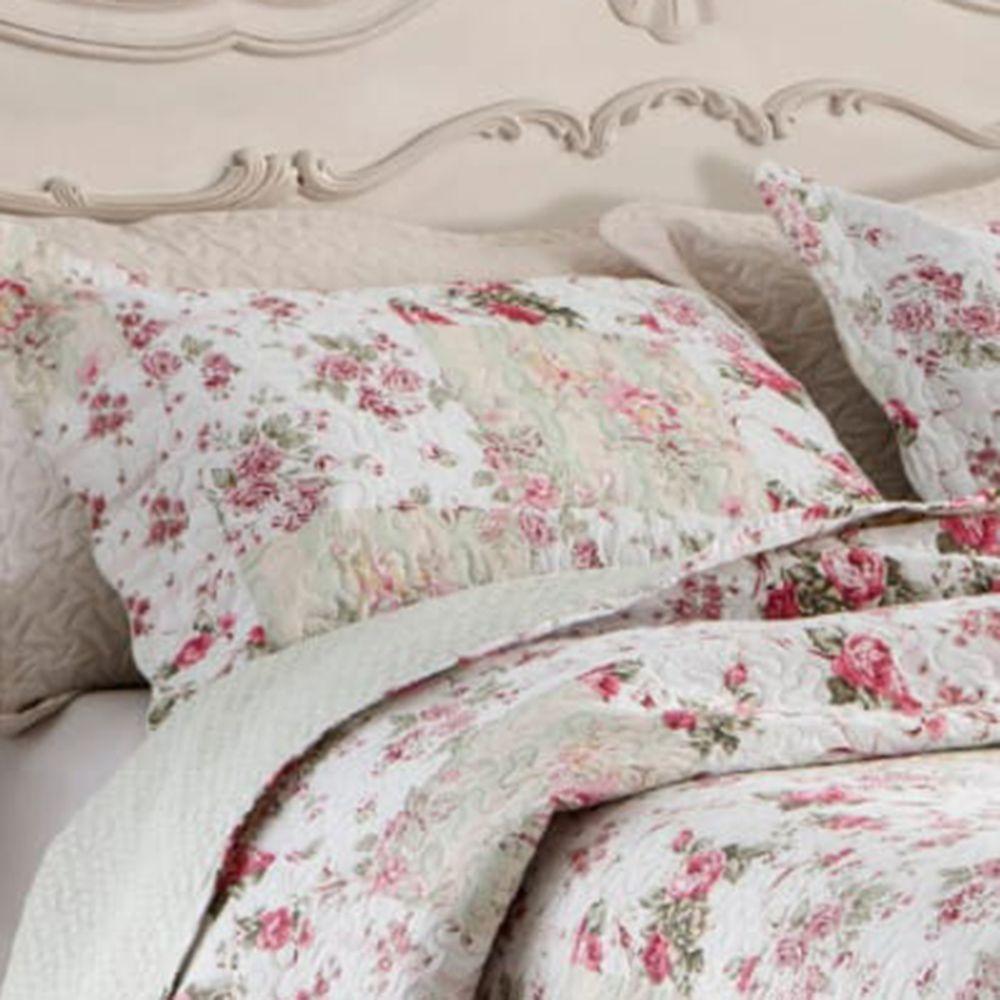 Kit Cobre Leito Colcha Queen Boutex Dupla Face Toquio 100% Poliéster - 2