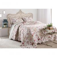 Kit Cobre Leito Colcha Queen Boutex Dupla Face Toquio 100% Poliéster - 1