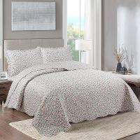 Kit Cobre Leito Colcha King Boutik Dupla Face Sabrina 100% Poliéster - 1