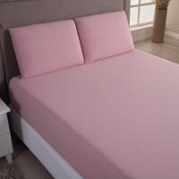 Jogo De Cama Lençol Sereno Queen Em Malha Algodão Rosê 100% Algodão - 2