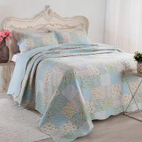 Kit Cobre Leito Colcha Casal Boutex Dupla Face Montreal 100% Poliéster - 1