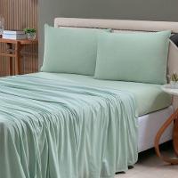 Jogo De Cama Lençol Sereno Casal Em Malha Algodão 4 Peças Verde 100% Algodão - 2