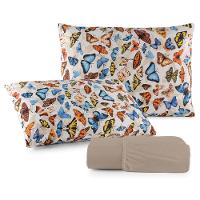 Jogo De Cama Lençol Sonho Bom King Em Malha Algodão 3 Peças Cáqui 100% Algodão - 1