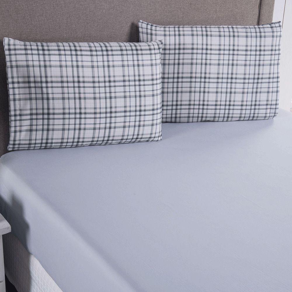 Jogo De Cama Lençol Casal Topchick 3 Peças Cinza 100% Poliéster - 2