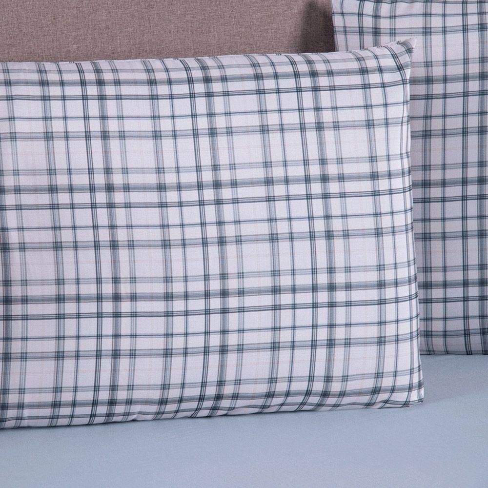 Jogo De Cama Lençol Casal Topchick 3 Peças Cinza 100% Poliéster - 4