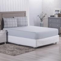 Jogo De Cama Lençol Casal Topchick 3 Peças Cinza 100% Poliéster - 3