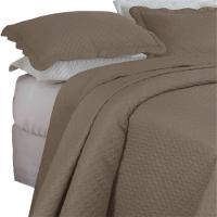 Colcha King Bella Dupla Face 03 Peças Marrom 100% Poliéster - 1