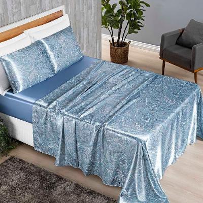 Jogo Cama Lençol Charme King 4 Peças Sucurity 100% Poliéster