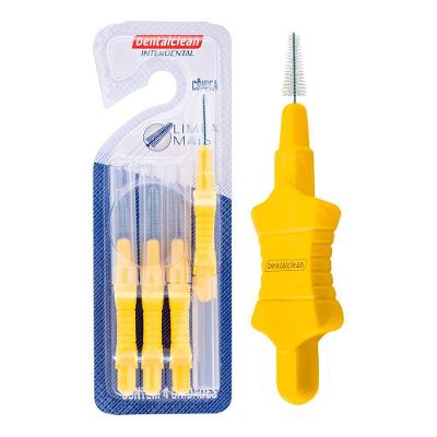 Kit Anual 4 Escovas Interdental Para Aparelho Cônica Próteses Implantes Dentalclean