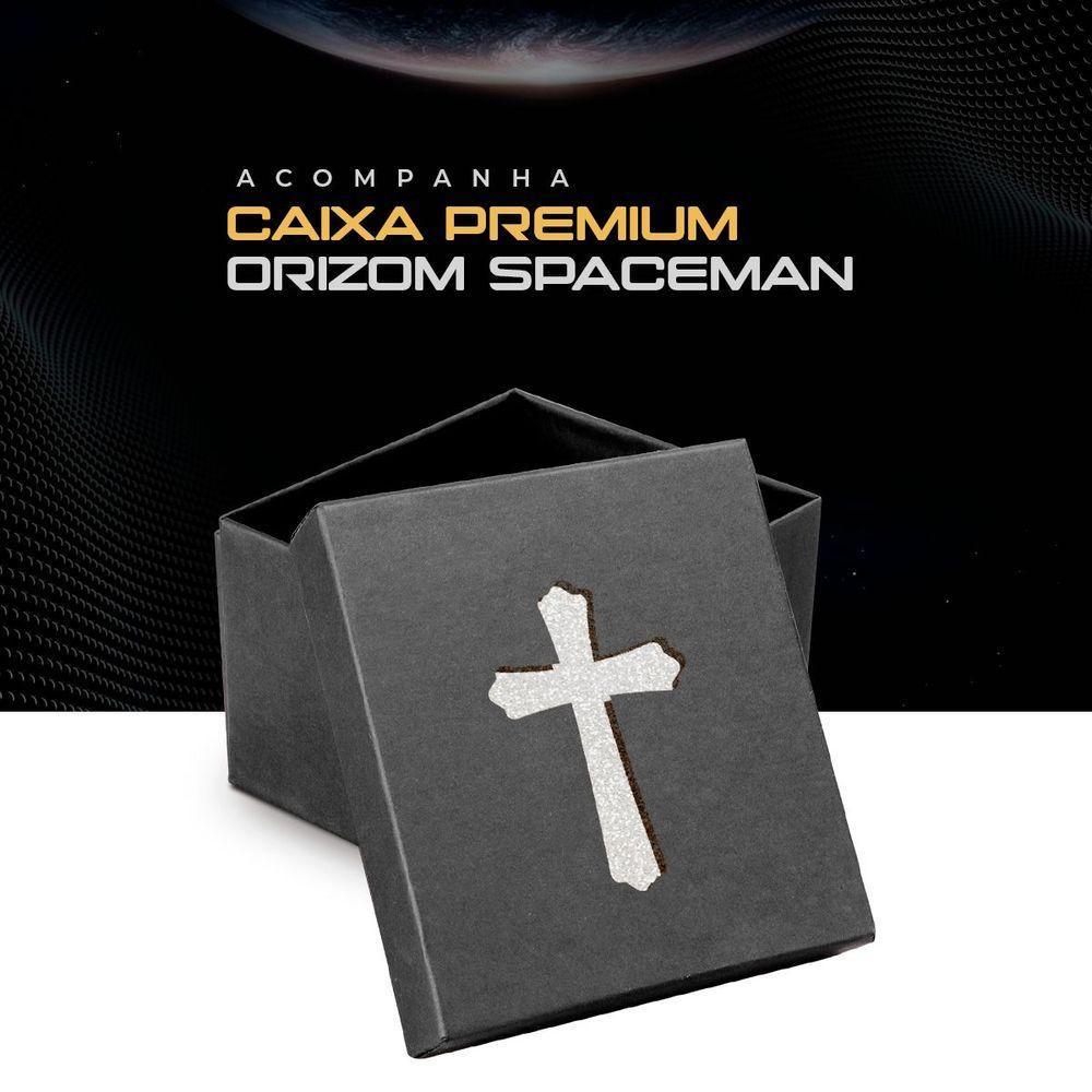 Relogio Masculino Prata + Caixa Religiao Original Cruz Jesus - 2