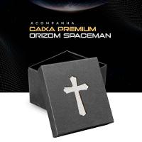 Relogio Masculino Prata + Caixa Religiao Original Cruz Jesus - 2