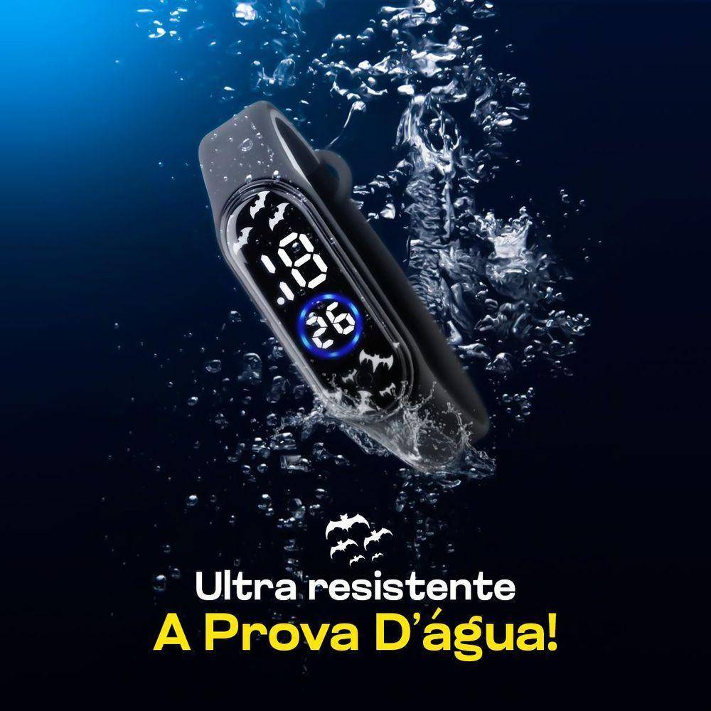 Relogio Digital Infantil Prova Dagua + Colar + Bone - 3
