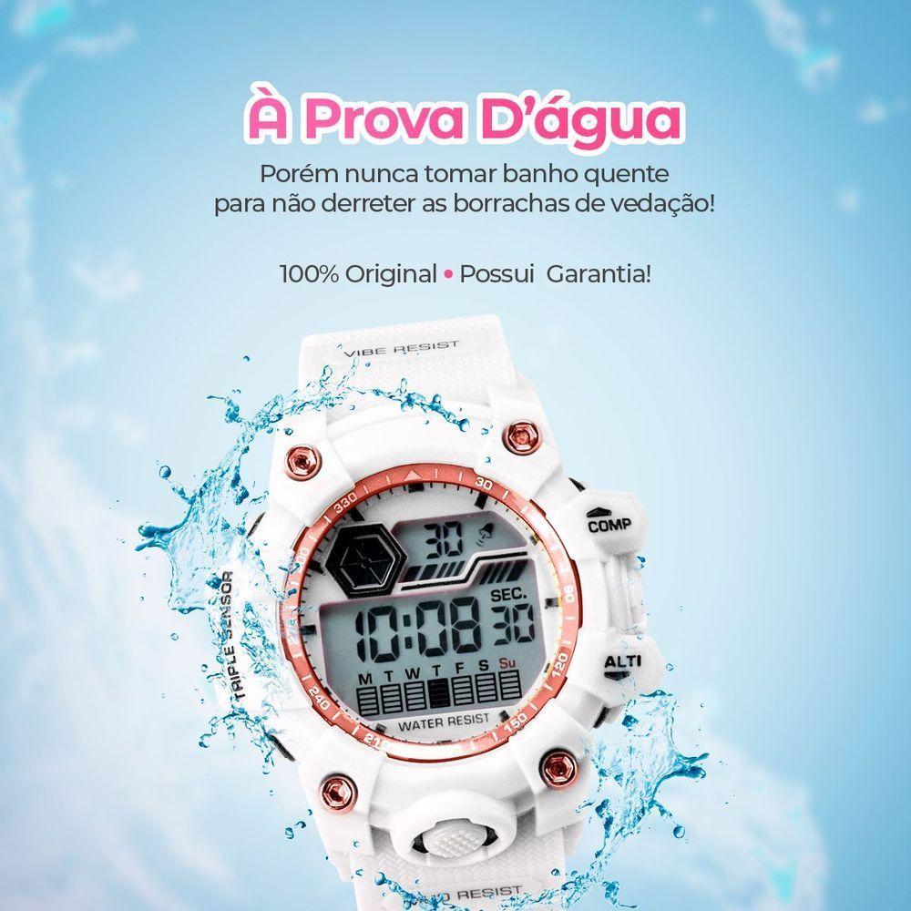 Relogio Digital Infantil + Caixa + Oculos Protecao Sol Uv - 4