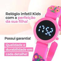 Relogio Digital Infantil Brinco Colar Oculos Sol - 3