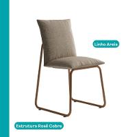 Conjunto Sala De Jantar 6 Cadeiras Di Nettuno Carraro Petra E Rosê - 3