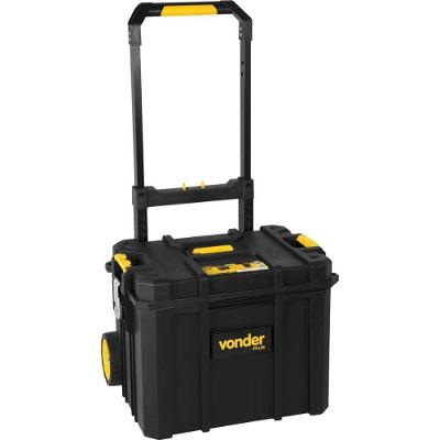 Caixa De Ferramentas Plástica Com Rodas Crv 900 Vonder